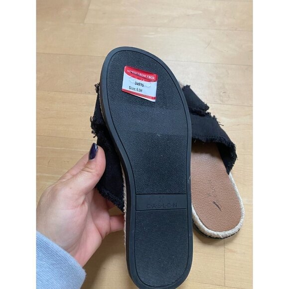 Caslon Women's black "Paxton" slide sandals sz 7 - Picture 6 of 7